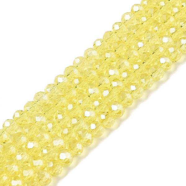 Electroplate Glass Beads Strands