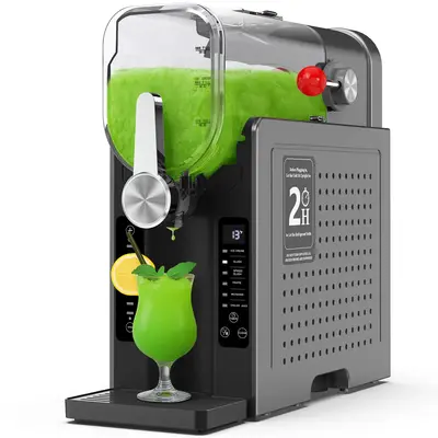 YOUHOX Slushie Machine, 70 Oz Frozen Drink Maker with 6 Preset Programs & No Ice Needed, One Touch Reservation, Slushy Machin...