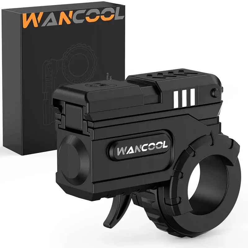 New Decompression Fidget Toy for Adults & Boys, ASMR 3D-Print Stress Relief Toy Press Push Rotation Simulation Toy Gun, Press...