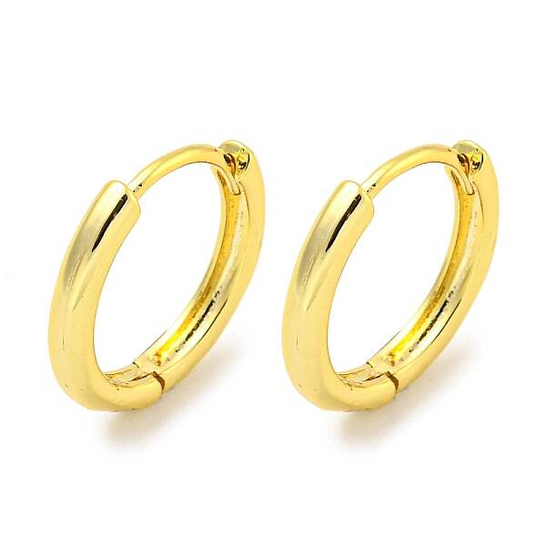 Brass Hoop Earrings