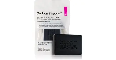 Carbon Theory Face Cleansing Soap Charcoal and Tea Tree 100g - Imperfection Control