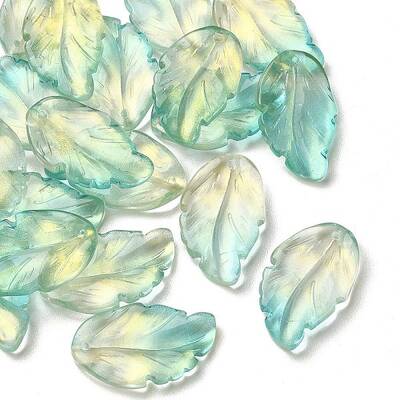 Handmade Transparent Czech Lampwork Pendants