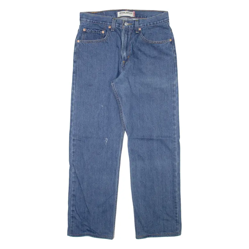 LEVI'S 505 Jeans Mens Blue Regular Straight W30 L28