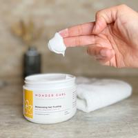 Moisturizing Hair Pudding by Wonder Curl for long-lasting hydration and length retention