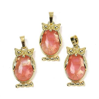 Cherry Quartz Glass Pendant