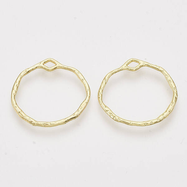 Alloy Open Back Bezel Pendants