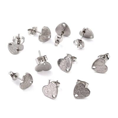Non-Tarnish 304 Stainless Steel Stud Earring Findings