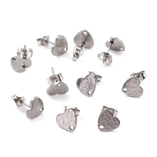 Non-Tarnish 304 Stainless Steel Stud Earring Findings