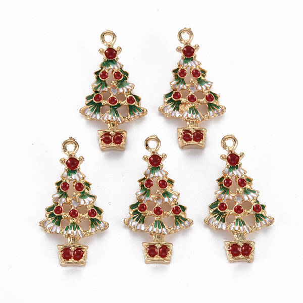 Alloy Enamel Pendants