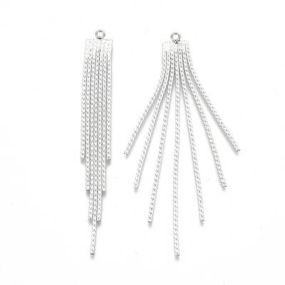 Brass Chain Tassel Big Pendants