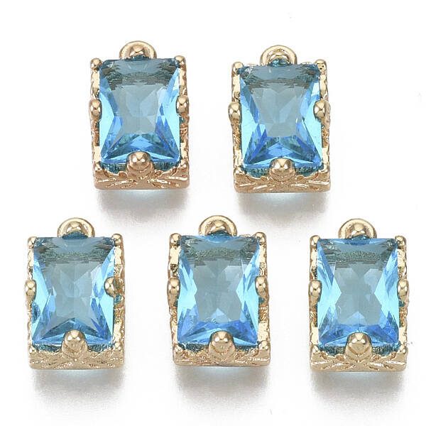 Glass Rhinestone Pendants