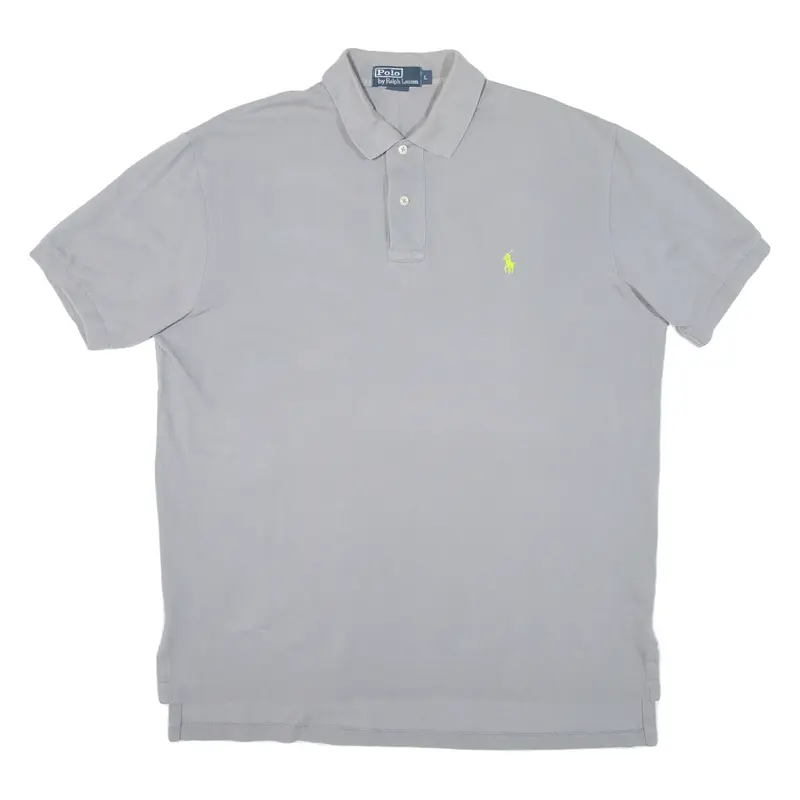 POLO RALPH LAUREN Mens Polo Shirt Grey L