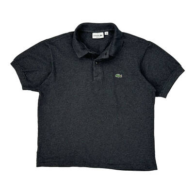 Lacoste Polo Shirt - Medium Black Cotton