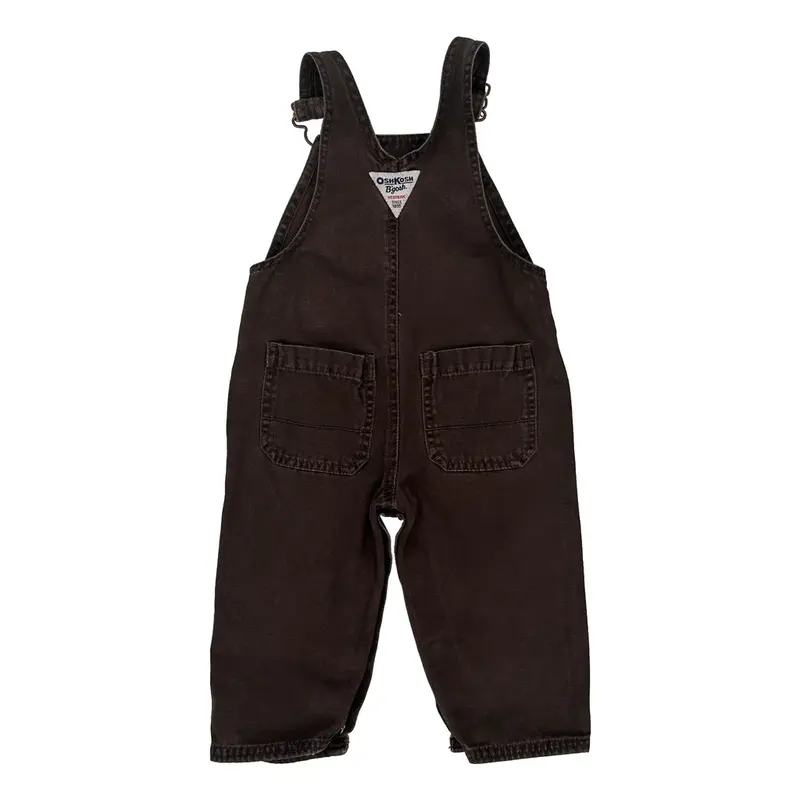 Age 1 Oshkosh Dungarees - 3XS Brown Cotton