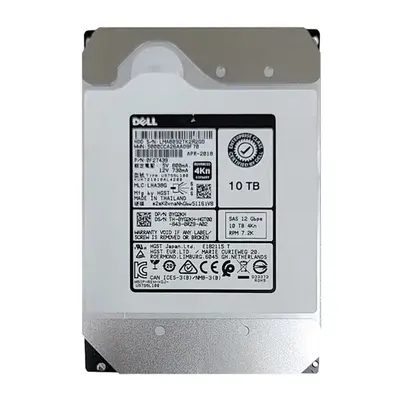 0YG2KH Dell 10TB 12Gb/s SAS 7200 3.5-Inch Hard Drive