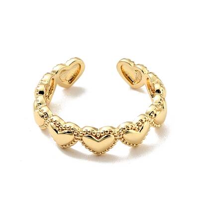 Heart Wrap Open Cuff Ring