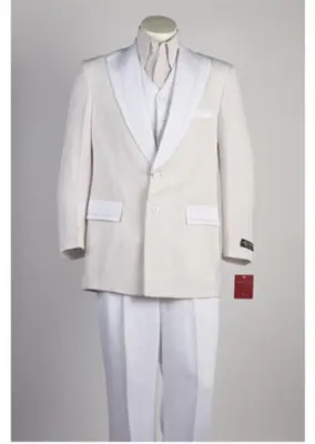 Mens New Years Outfit-Men's 2 Button Suit All White Suit For Men Red