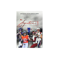 2024 Topps Signature Class Football Blaster Box (Red, Yellow & Bronze Parallels)