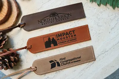 Bible Bookmark with Church Logo