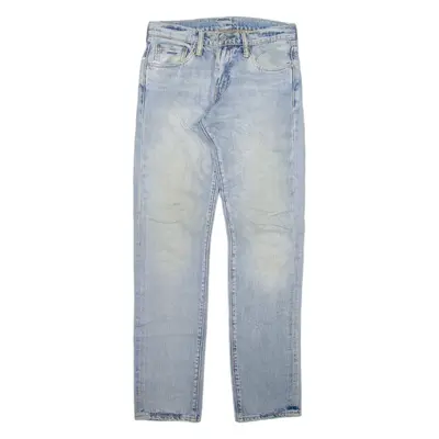 LEVI'S 511 Jeans Mens Blue Slim Straight Acid Wash W29 L32