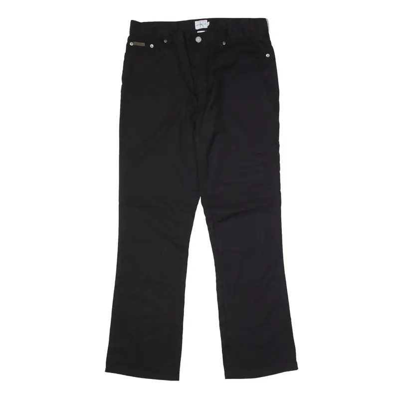 CALVIN KLEIN Jeans Black Denim Regular Straight Womens W32 L30