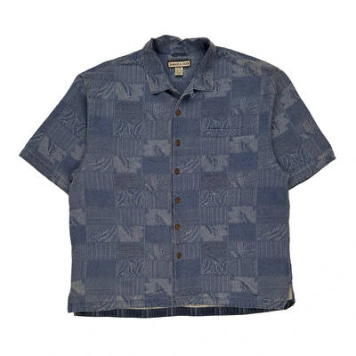 Jamaica Jaxx Hawaiian Shirt - XL Blue Silk