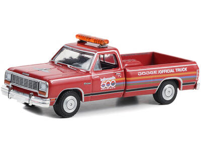 1987 Dodge Ram D-250 Pickup Truck 71st Annual Indianapolis 500 Mile Race Dodge Official Truck Red with Stripes Hobby Exclusiv...