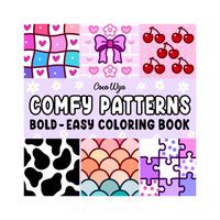 Comfy Patterns Coloring Book for Adults and Kids Featuring Lovely Cozy Pattern and Mandala (Bold & Easy Coloring) Paperback
