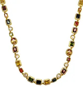 18K Diamond Gold Chunky Chain Necklace - MASON CHUNKY CHAIN™ Diamond