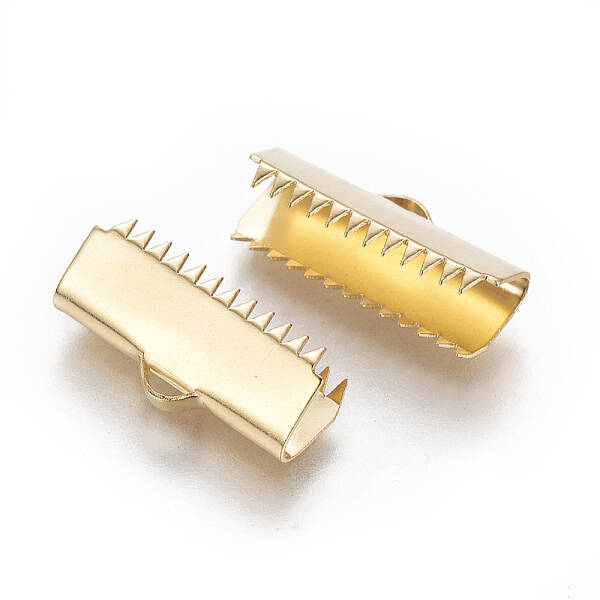 304 Stainless Steel Ribbon Crimp Ends