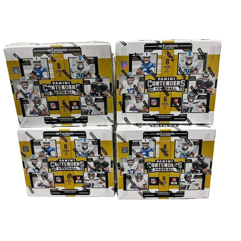 (4) BOX NFL PANINI PICK YOUR TEAM BREAK
