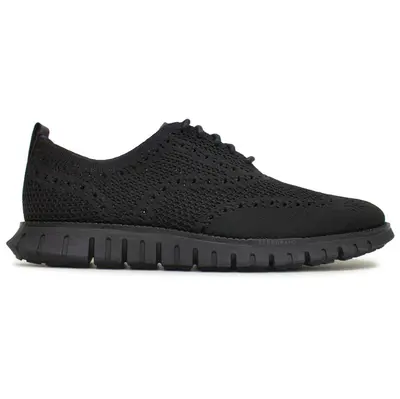 Cole Haan Zerogrand Remastered Wingtip Textile Men's Lace Up Shoes - Black Black - Size:US 12 Men