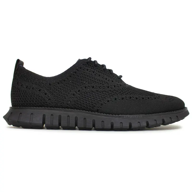 Cole Haan Zerogrand Remastered Wingtip Textile Men's Lace Up Shoes - Black Black - Size:US 12 Men