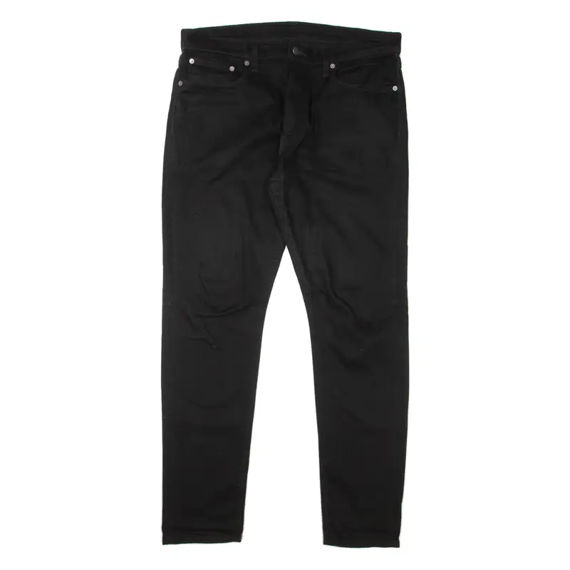 LEVI'S 512 Jeans Mens Black Slim Tapered W36 L34