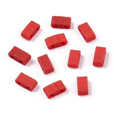 2-Hole Opaque Glass Seed Beads