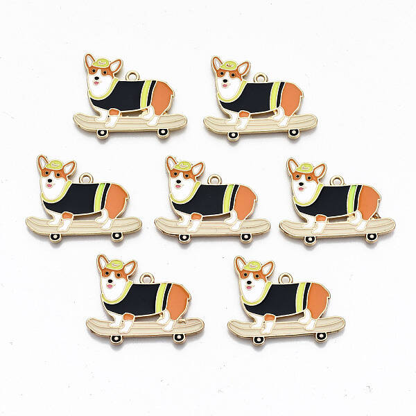Alloy Enamel Pendants