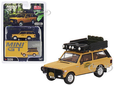 Range Rover with Roofrack Tan Camel Trophy - Papua New Guinea Team USA (1982) Limited Edition to 2400 pieces Worldwide 1/64 D...