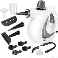 Redhut Pressurized Handheld Steam Cleaner with 12 Accs, Multi-Purpose for Home, Floors, Tile, Windows, Grout & Car, Grey 3.0 ...