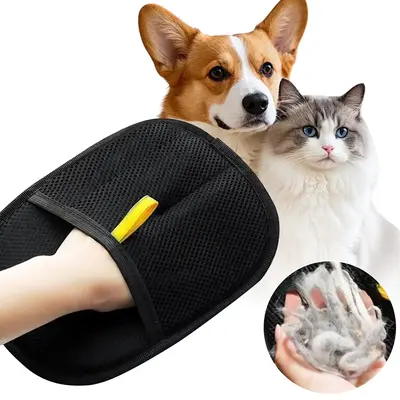 Eco-Friendly Pet Hair Removal Mitt – Reusable Grooming Glove with Electrostatic Fur Pickup for All Fabric Surfaces care too...