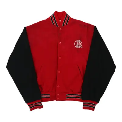 Colegio Guasave Aire Varsity Jacket - Small Red Wool Blend