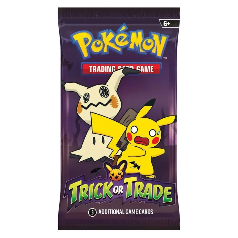 1 Pack of Sealed Pokemon Trick or Trade Cards