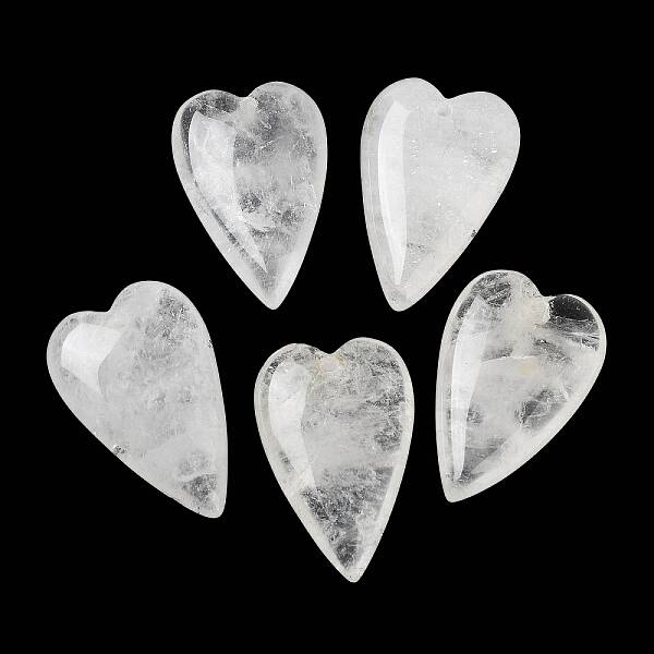 Natural Quartz Crystal Pendants