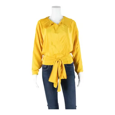 Womens Top Yellow Long Sleeve M