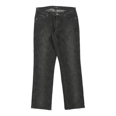 Armani Jeans Jeans - 34W UK 12 Black Cotton | Size: UK 12
