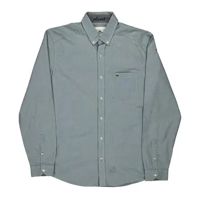 Lacoste Slim Fit Shirt - Medium Blue Cotton