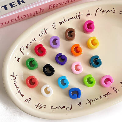 Opaque Acrylic European Beads