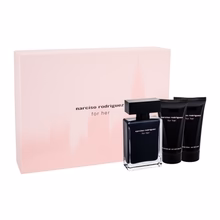 Narciso Rodriguez for his gift set Eau de Toilette Women 50 ml, body lotion 50 ml and shower gel 50 ml