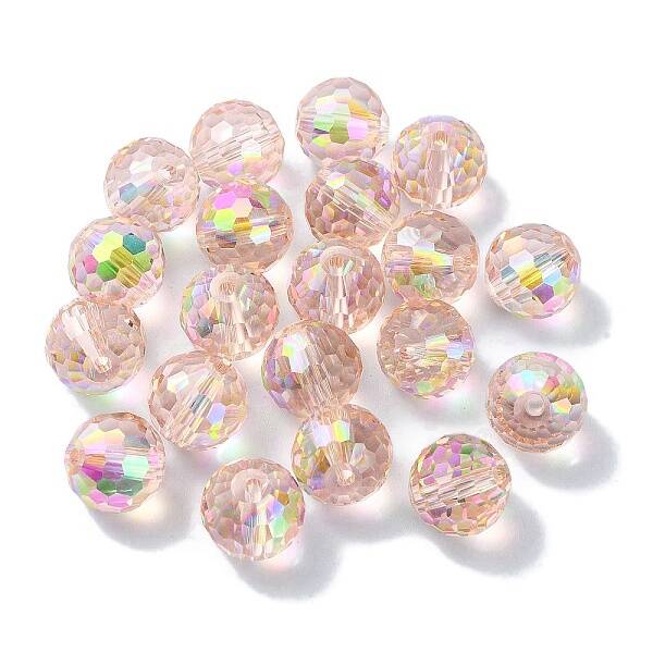 AB Color Plated Glass Beads