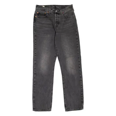LEVI'S 501 BIG E Jeans Womens Grey Regular Straight Stone Wash W27 L30
