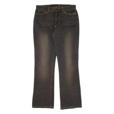JUST CAVALLI Womens Jeans Black Regular Bootcut W32 L31